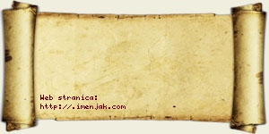 David Kričak vizit kartica